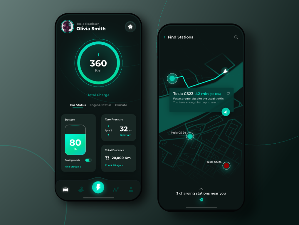 新能源车app